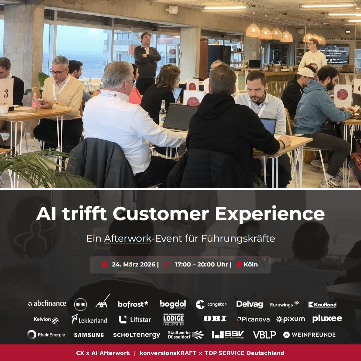 CX x AI Afterwork, 24. März 2026, Köln