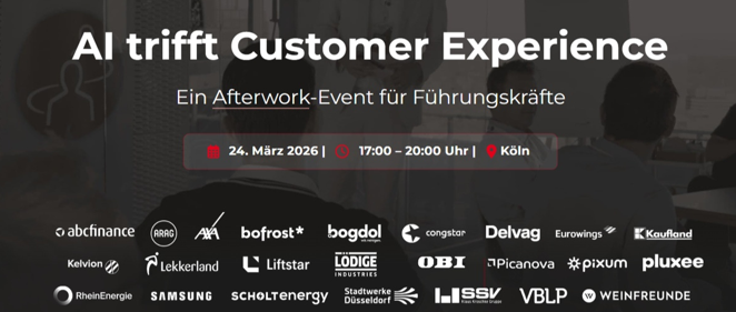 Vertretene Unternehmen: abcfinance, AXA, bofrost, bogdol, congstar, Delvag, Eurowings, Kaufland, Kelvion, Lekkerland, Liftstar, Lödige Industries, OBI, Picanova, pixum, pluxee, RheinEnergie, Samsung, SCHOLTenergy, Stadtwerke Düsseldorf, SSV, VBLP, Weinfreunde